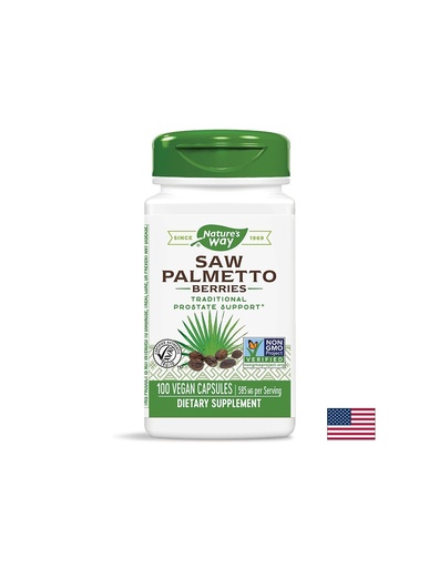 [16750] Saw Palmetto Berries/ Сао палмето (плод) 585 mg x 100 капсули Nature’s Way