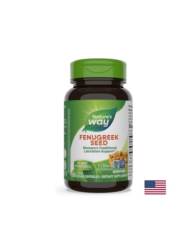 [12800] Fenugreek Seed/ Сминдух (семена) 610 mg х 100 капсули Nature’s Way