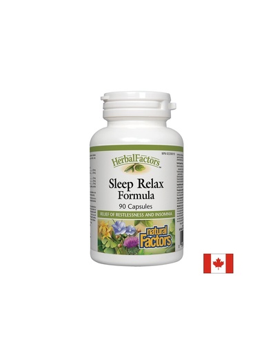 [4655 NF] Sleep Relax Formula / Формула за спокоен сън, 90 капсули Natural Factors