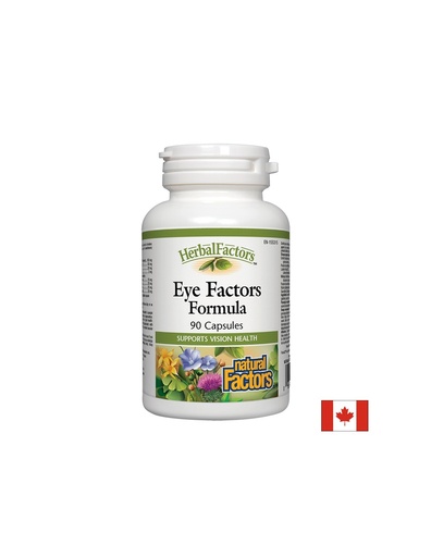 [4635 NF] Eye Factors Formula/ Формула в подкрепа на зрението х 90 капсули Natural Factors