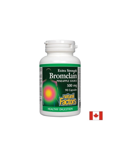 [1735 NF] Bromelain/ Бромелаин 500 mg x 90 капсули Natural Factors