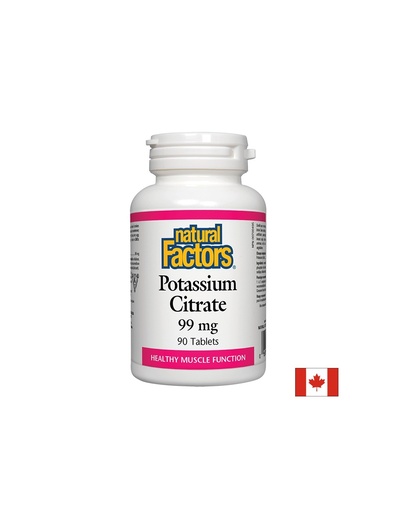 [1660 NF] Potassium Citrate/ Калий (цитрат) 99 mg х 90 таблетки Natural Factors