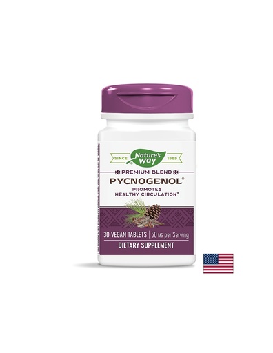 [45151] Pycnogenol® / Пикногенол® 50 mg х 30 таблетки Nature’s Way