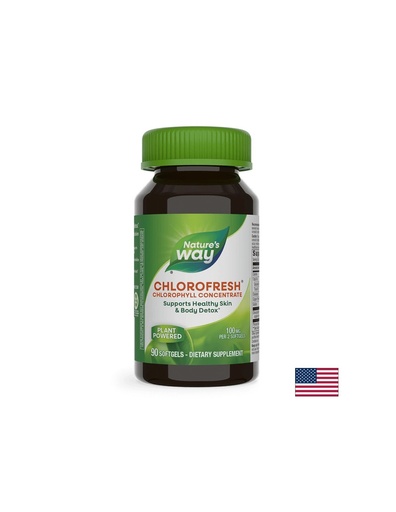 [3550] Chlorofresh® Chlorophyll Concentrate/ Хлорофреш® Хлорофил концентрат х 90 софтгел капсули Nature’s Way