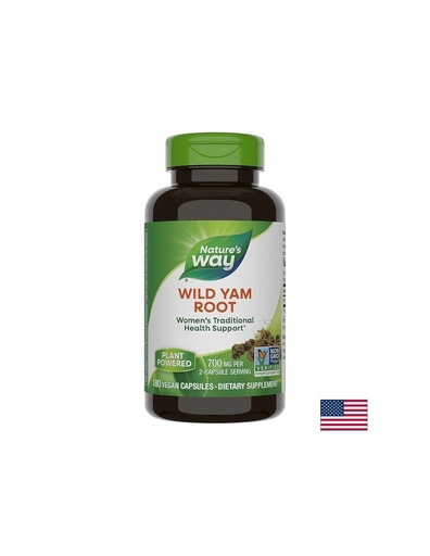 [15350] Wild Yam Root/ Див Ям (корен) 425 mg x 180 капсули Nature’s Way