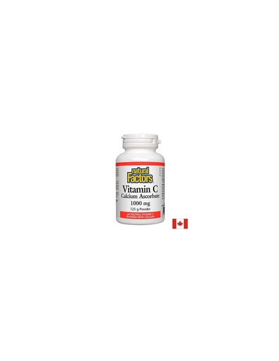 [1370 NF] Vitamin C / Витамин С (калциев аскорбат) 1000 mg х 125 g пудра/ 250 дози Natural Factors