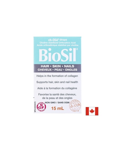 [0169 PN] BioSil™ Hair, Skin & Nails/ Коса, кожа и нокти 15 ml x 30 дневни дози Natural Factors