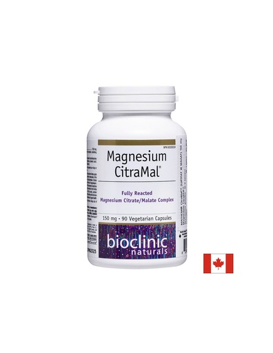 [9486 BCN] Magnesium CitraMal™/ Магнезий (цитрат и малат) 150 mg x 90 капсули Natural Factors