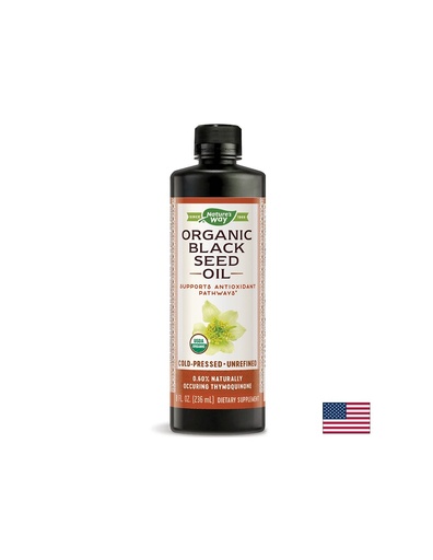 [12322] Черен кимион (масло) - Organic Black Seed Oil, 236 ml Nature’s Way