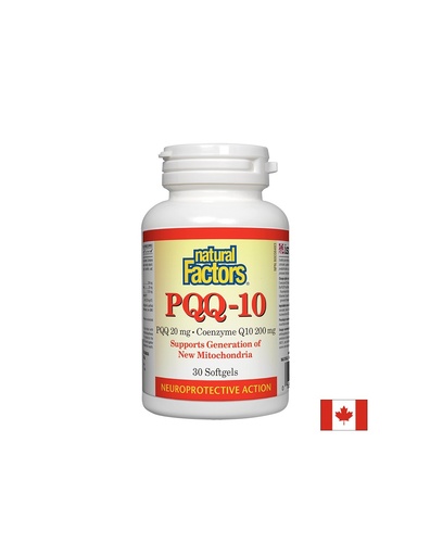 [2617 NF] PQQ- 10®/ Пиролоквинолин квинон 20 mg + Коензим Q10 200 mg х 30 софтгел капсули Natural Factors