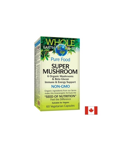 [35510 NF] Super Mushroom Whole earth & sea® х 60 капсули Natural Factors