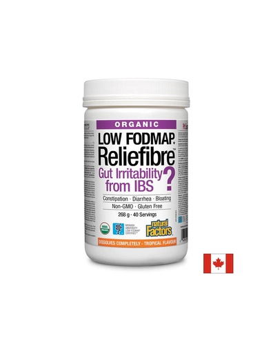 [4992 NF] Reliefibre™ /Разтворими диетични фибри 268 g x 40 дози Natural Factors