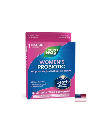 [04213] Pearls® Probiotic Women`s/ Пърлс® Пробиотик за жени 1 млрд. активни пробиотиици х 30 софтгел капсули