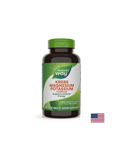 [07766] Krebs Magnesium Potassium Complex/ Магнезий и Калий (Биоактивен минерален комплекс) x 120 таблетки