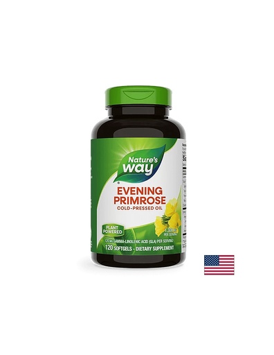 [15419] Evening Primrose 10% GLA / Вечерна иглика 1300 mg х 120 софтгел капсули Nature’s Way