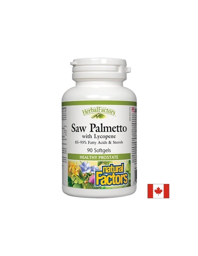 [4552 NF] Saw Palmetto with Lycopene/ Сао Палмето с Ликопен х 90 софтгел капсули Natural Factors