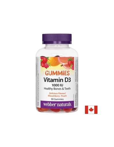 [3679 WN] Vitamin D3 Gummies / Витамин D3, 1000 IU, 90 желирани таблетки