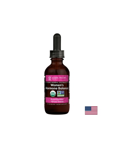 [03093 (WHB-2OZ)] Women’s Hormone Balance Raw Herbal Extract / Билкова смес за женския хормонален баланс, 59.2 ml Global Healing