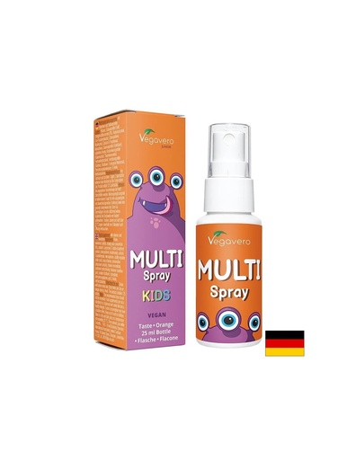 [VV-VITA-202] Multi Vitamin Junior/ Мултивитамини за Деца/ Орален спрей, 25 ml, 100% Vegan Vegavero