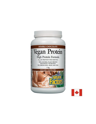 [2924 NF] Vegan Protein High Protein Formula / Веган протеин с вкус на шоколад Natural Factors