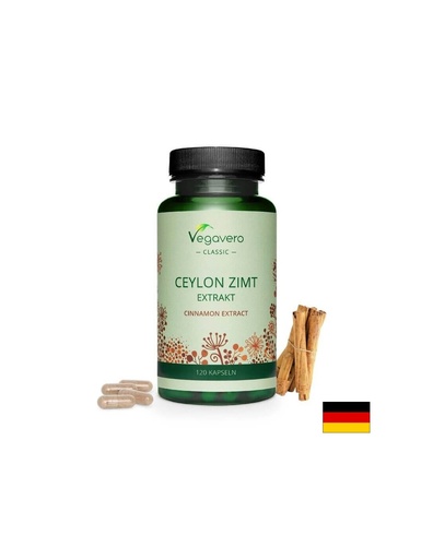 [VV-VITA-107] Ceylon Zimt Extrakt/ Цейлонска канела екстракт, 120 капсули, 100% Vegan