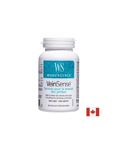 [0185 WS] VeinSense Beautiful Legs Formula/ При разширени вени, 90 капсули Natural Factors