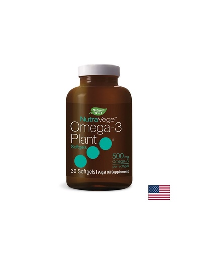 [12197] NutraVege Oмега-3 500 mg от водорасли Nature’s Way