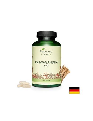 [VV-VITA-153] Ashwagandha BIO/ Био Ашваганда, 180 капсули, 100% Vegan Vegavero