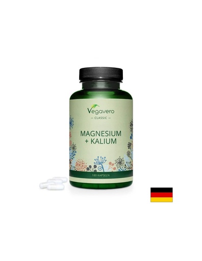 [VV-VITA-119] Magnesium + Kalium/ Магнезий + Калий, 180 капсули, 100% Vegan Vegavero