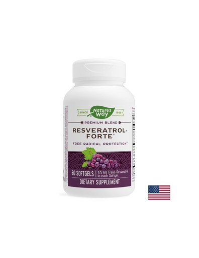 [05836] Resveratrol forte - Ресвератрол форте 450 mg, 60 софтгел капсули Nature’s Way