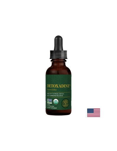 [030133 (DT)] Detoxadine® Nascent Iodine - Detoxadine® сертифициран органичен атомен йод,  29,6 ml Global Healing