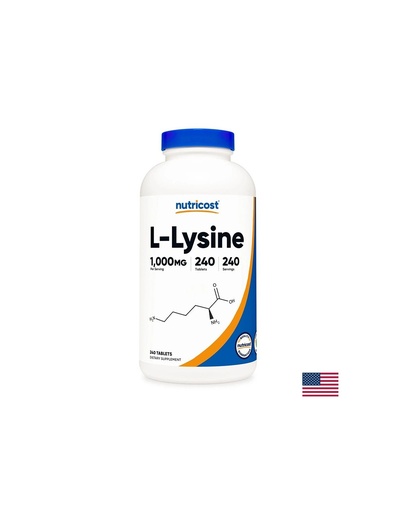 [72571 (376101) NC] Херпес симплекс, кости и стави - Л-лизин, 240 таблетки Nutricost