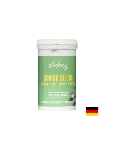 [VB2065] Памет и концентрация - Гинко Билоба, 6000 mg х 180 капсули