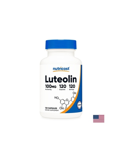 [73967 (468101) NC] При алергии - Лутеолин (Luteolin), 50 mg x 120 капсули Nutricost