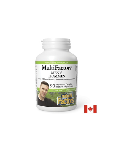 [1589 NF] Витамини и Минерали за Мъже MultiFactors, 90 V капсули Natural Factors