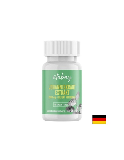 [VB1339] Стрес и добро настроение - Жълт кантарион, 2000 mg x 90 V капсули
