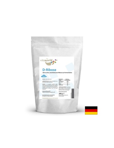 [VW-1106 VW] Енергия - D-рибоза, 200 g прах