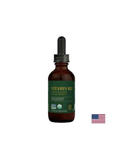 [03059 (B12-1OZ)] Нервна система - Витамин B12, 5000 µg, 29.6 ml капки