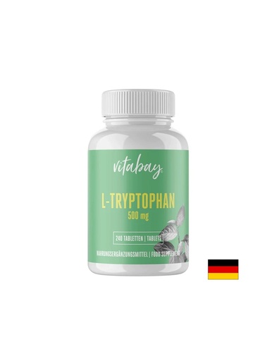 [VB1631] Нервна система - Л-Триптофан 500 mg, 240 таблетки