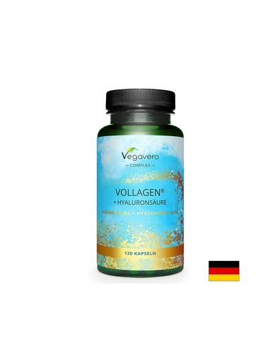 [VV-VITA-320] Коса и кожа - Аминокиселини + Хиалуронова киселина Vollagen, 120 капсули Vegavero