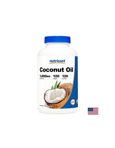 [00848 (210101) NC] Отслабване и метаболизъм - Кокосово масло 1000 mg, 120 софтгел капсули