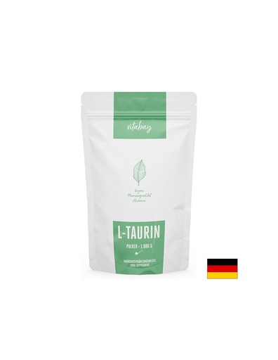 [VB2100] Мускулна функция и издръжливост - L-Таурин, 3000 mg х 1 kg прах