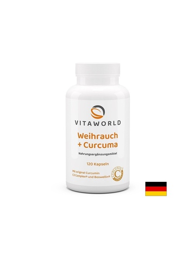 [19550401 VW] Куркума + Босвелия + MSM – За подвижност и комфорт в ставите, 120 капсули