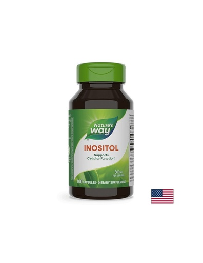 [40461] Inositol / Инозитол / Витамин В8  500 mg х 100 капсули Nature’s Way