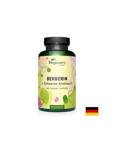 [VV-VITA-230] Диабет и сърдечно-съдова система - Берберин + Черен чесън, 120 капсули Vegavero