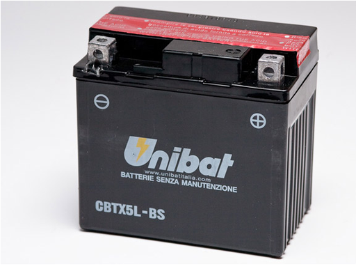[1005] Акумулатор -UNIBAT- 4Ah 12V гелов CBTX5L-BS, YTX5L-BS