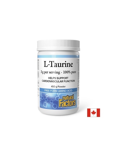 [2880 NF] L-Тауpин – Подкрепа за сърцето и енергийния метаболизъм, 3000 mg, 450 g прах