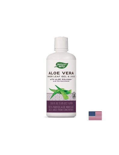 [14281 ST 5.24] Aloe Vera Inner Leaf Gel & Juice 99.5% / Алое Вера Гел и сок x 1L Nature’s Way