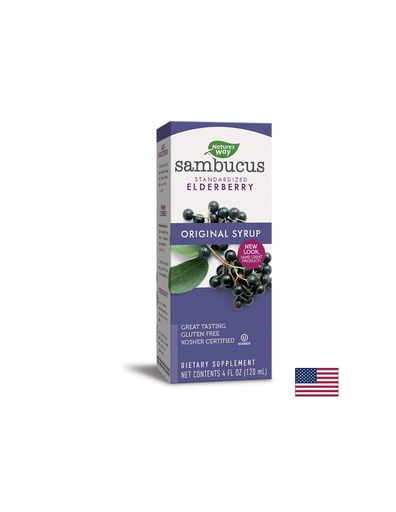[6970] Sambucus Original Syrup/ Самбукус Original сироп х 120 ml Nature’s Way